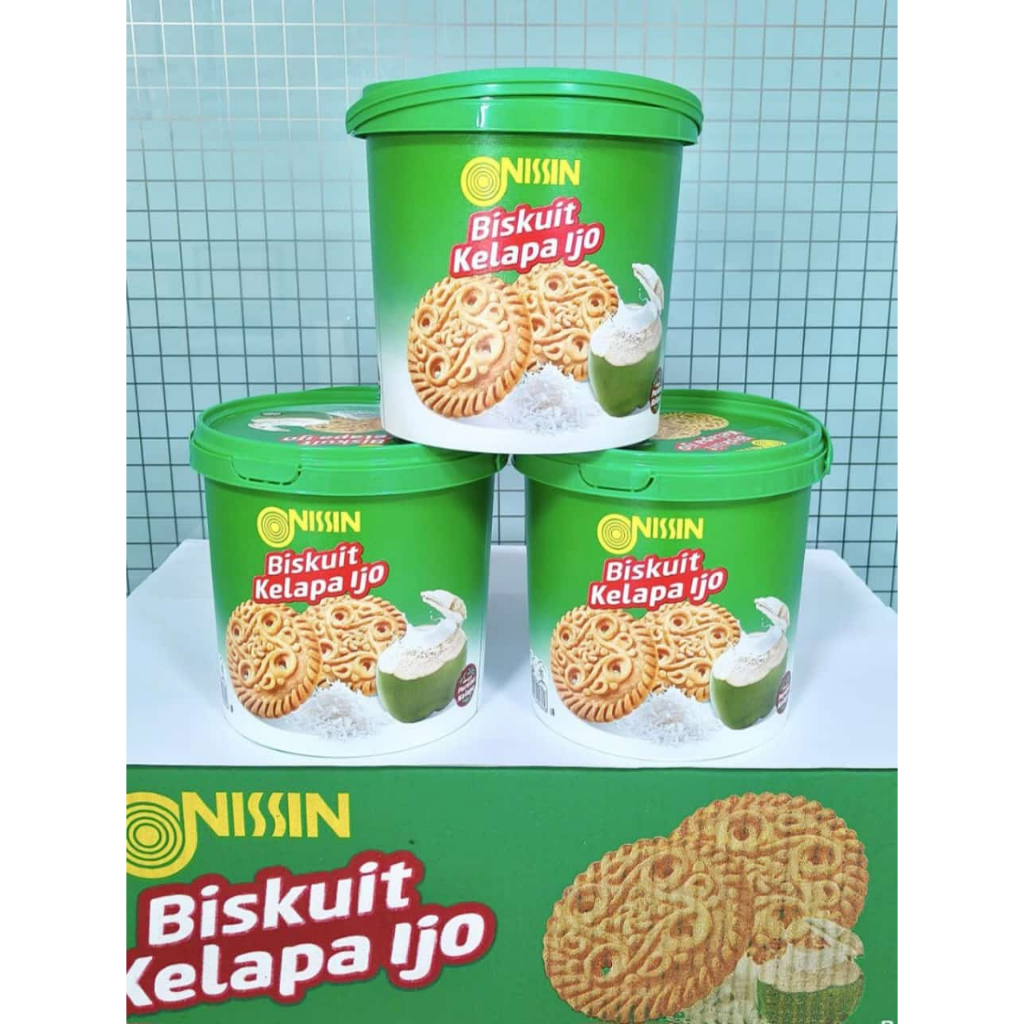 

NISSIN BISKUIT KELAPA IJO 350G - DENGAN PARUTAN KELAPA - BPOM HALAL