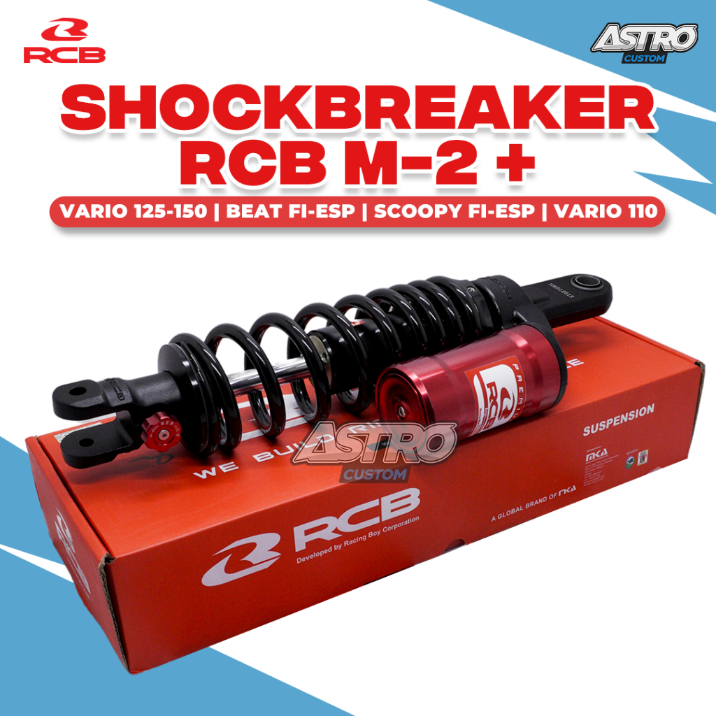 Shockbreaker RCB Vario 125 150 Beat Fi Scoopy Fi Esp Vario 110 Spacy MB-2+ 330MM Monoshock Peredam