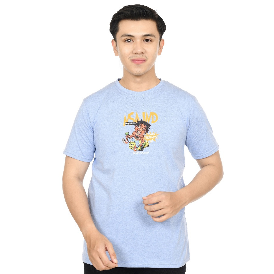 Nsa Ind  T-shirt Presents Baby Blue Pria Wanita