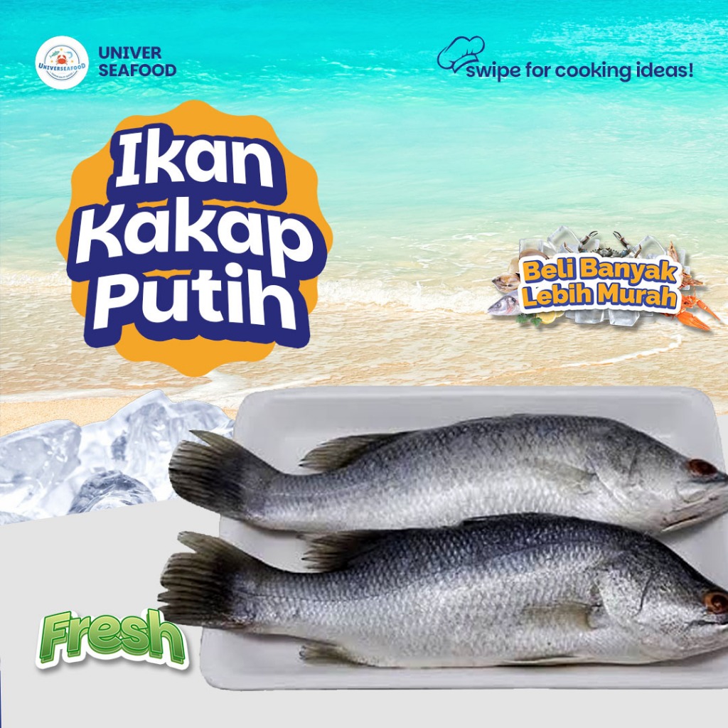 

Ikan Kakap Putih/Baramundi Fresh 1kg