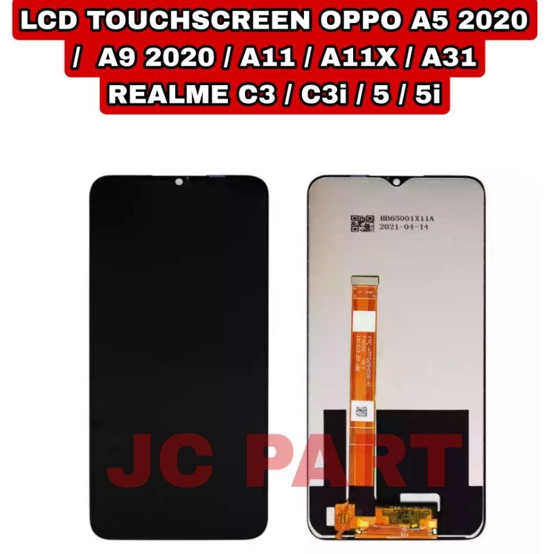 LCD TOUCHSCREEN OPPO A5 2020 / A9 2020 / A11 / A11X / A31 G EALME C3 / C3i / 5 / 5i