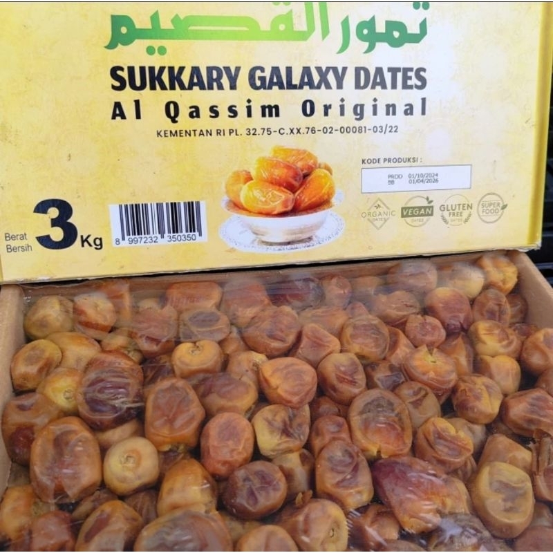 

Kurma Sukkari Galaxi 3Kg