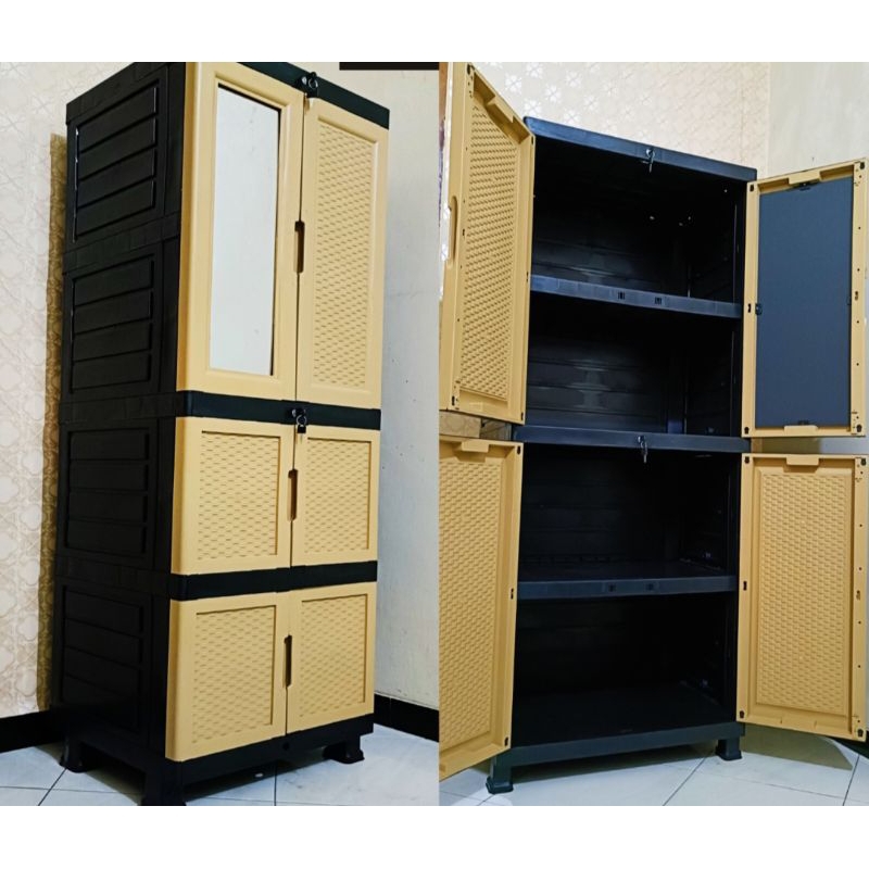 almari palstik napolly gunplas mewah elegan