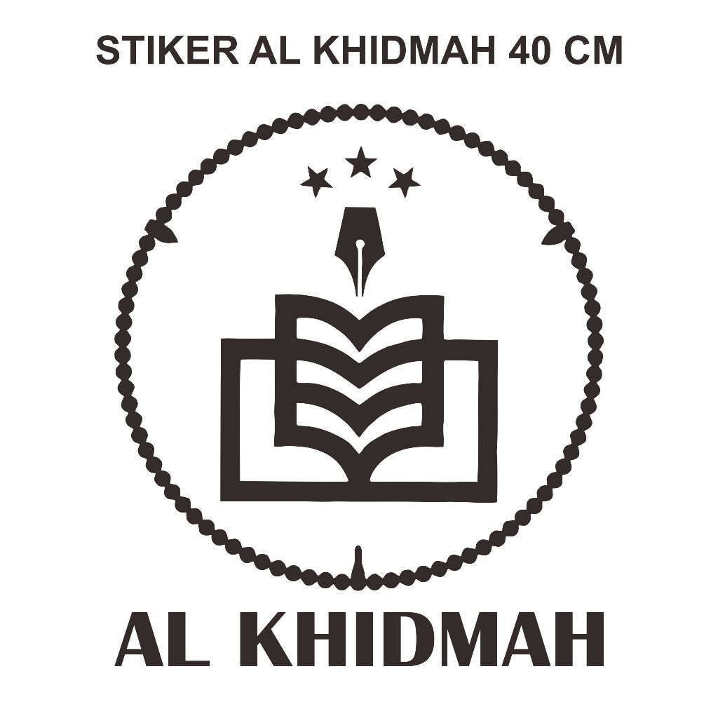 

Stiker Al Khidmah Ukuran Jumbo Cutting Stiker