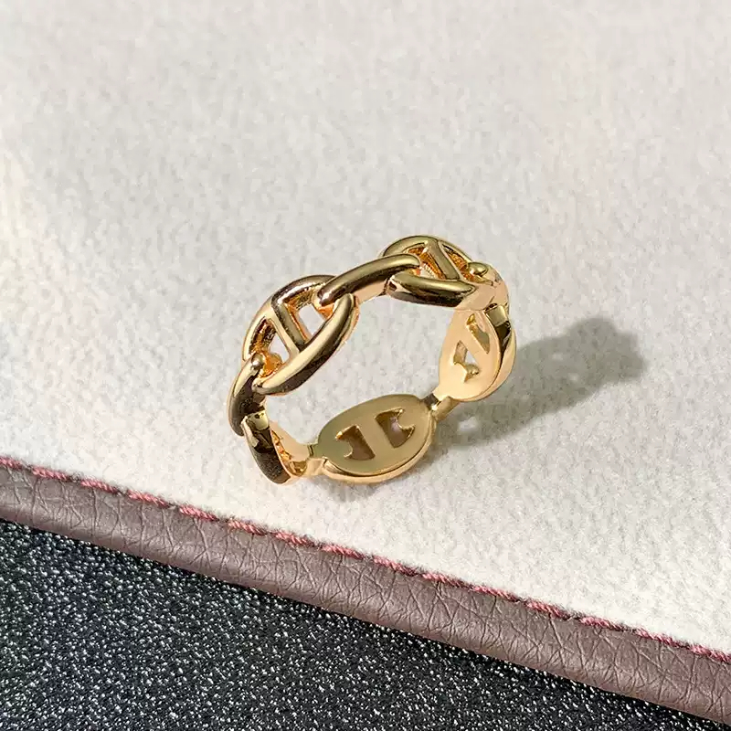 ❤  COD【17K /emas asli/750kadar】Cincin Rantai Belanci Nos Babi