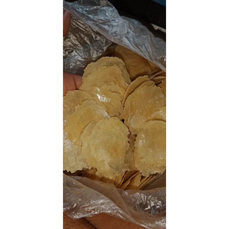 

Emping melinjo original produksi sendiri