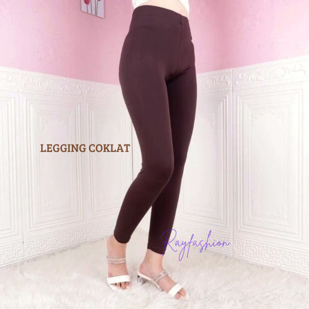 LEGGING REMAJA/ LEGGING POLOS/ LEGGING COKLAT/ LEGGING NYAMAN/ LEGGING JERSEY/ LEGGING JUMBO/LEGGING