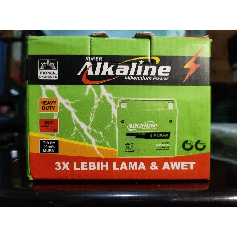 AKI GTZ5S ALKALINE 100%ORIGINAL(AKI KERING)UNTUK MOTOR(BEAT,VARIO,,SUPRA X125,VIXION DLL.)