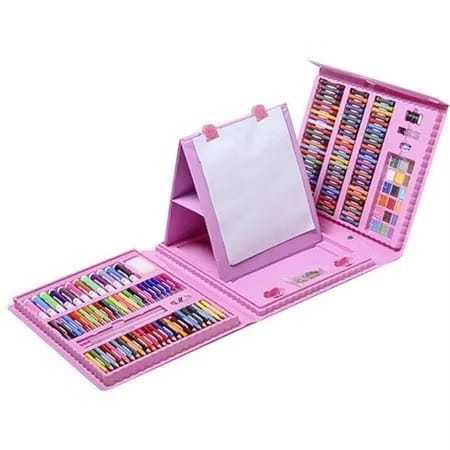 

(RGS) Crayon Set 208 Alat Mewarnai Warna Set 208pcs Pensil Warna Krayon Set