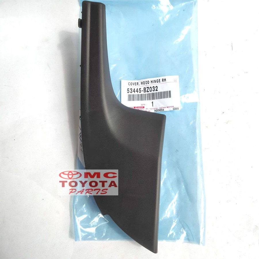Cover Hood Hinge Karet samping Kap Mesin Kanan Kiri Agya Ayla Original 53445-BZ032 / 53446-BZ032