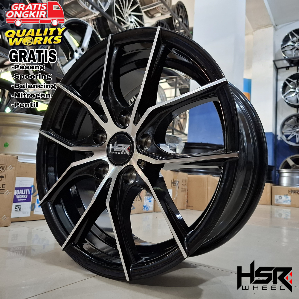 Velg Racing Mobil Grandmax, Luxio, Ring 16 Lebar 7 Velg Modifikasi Hsr Barique
