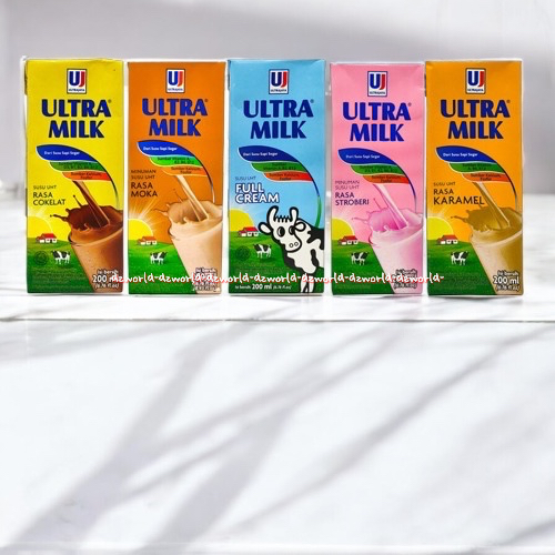 

Ultra Milk 200ml Susu UHT Full Cream Coklat Moka Stroberi Karamel Siap Minum Ful Krim Susu Putih Ultramilk Ultra Jaya Milks Caramel Cokelat 200 ml