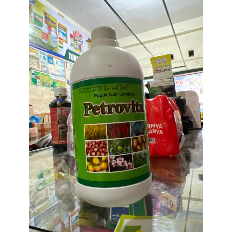 Petrovita 1 Liter Pupuk Cair Makro Mikro Lengkap Pupuk Cair Lengkap