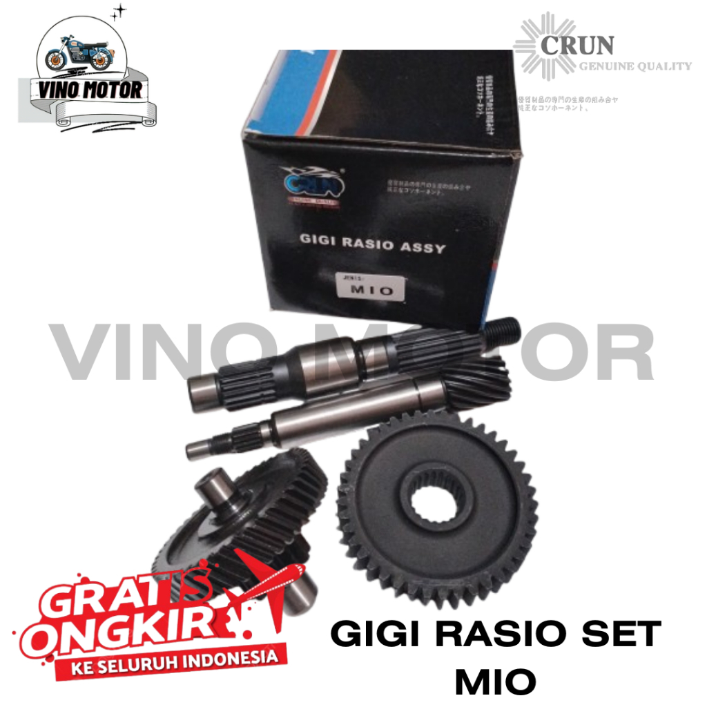 GIGI RASIO SET YAMAHA MIO MIO SPORTY MIO SMILE SOUL FINO ORIGINAL CRUN