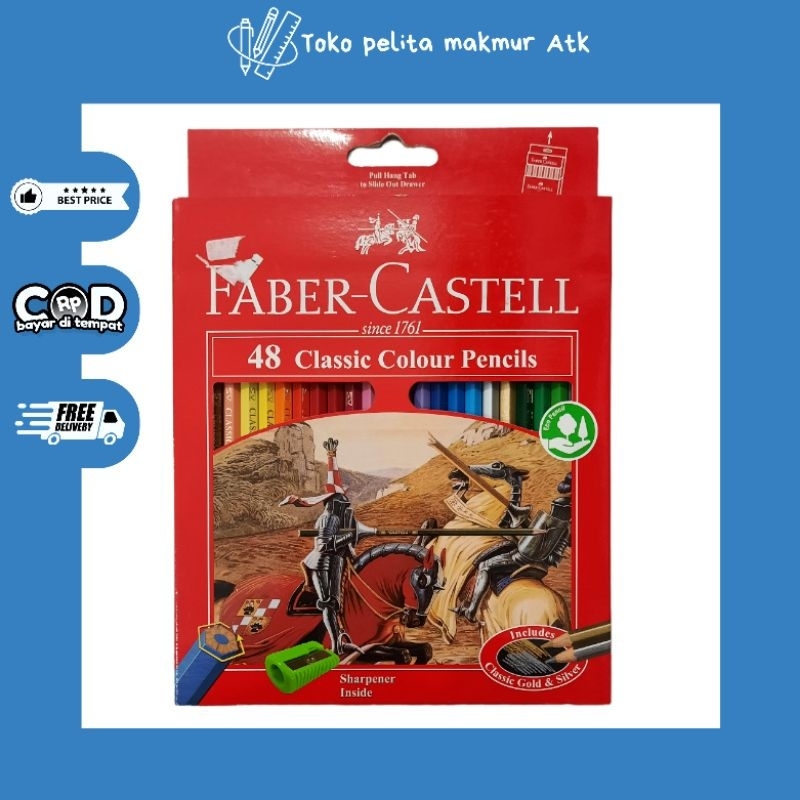 

PENSIL WARNA FABER CASTELL 48 WARNA | CLASSIC COLOUR