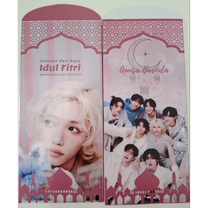 

Amplop lebaran Stray kids SKZ terbaru (custom nama pemberi)