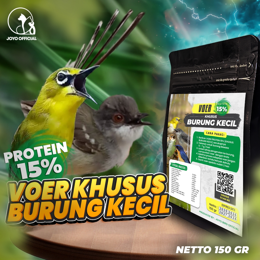 MAKANAN BURUNG KECIL | VOER BURUNG KECIL| VOER HARIAN | VOER NUTRISI KOMPLIT  | VOER BURUNG KECIL PR