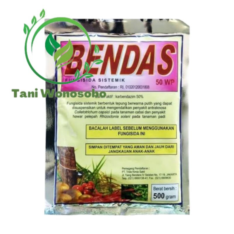 FUNGISIDA SISTEMIK BENDAS 50WP 500gram