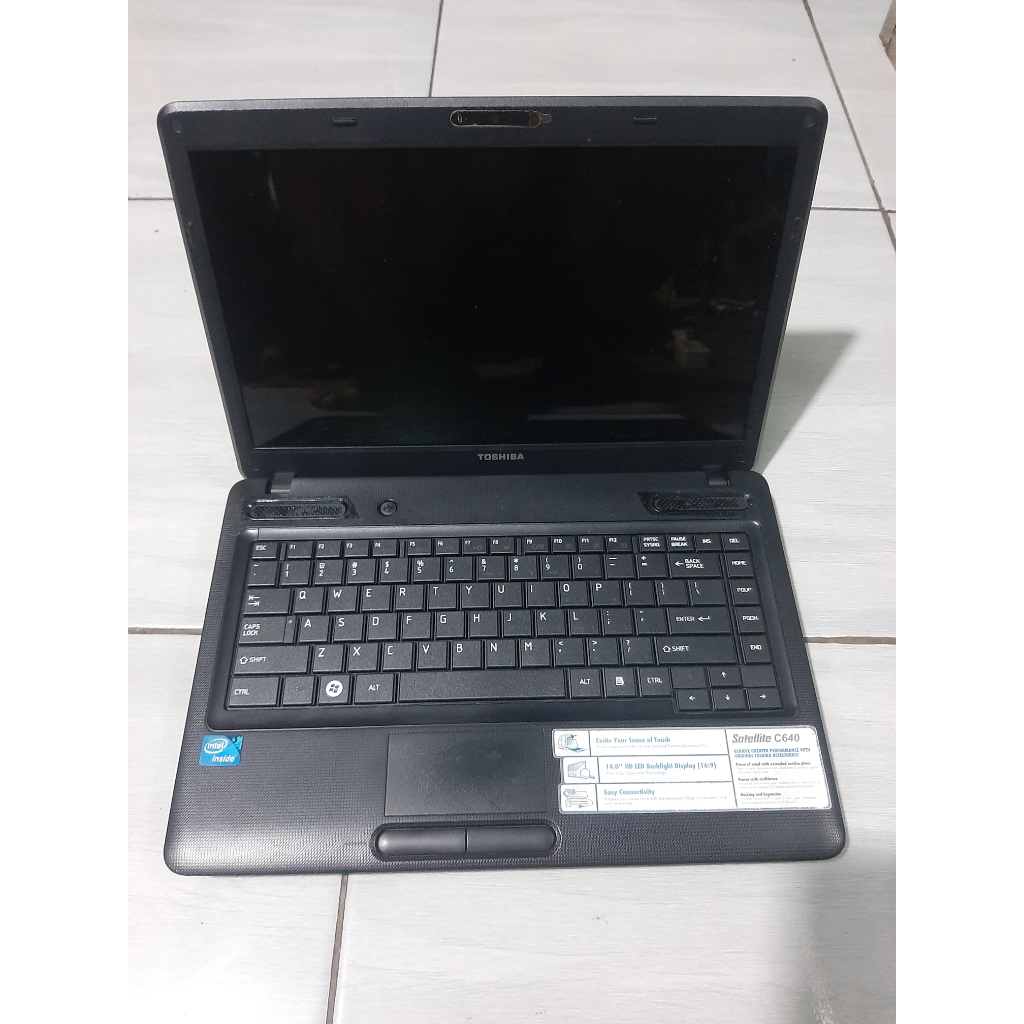 Toshiba Satellite C640 Intel Core i5 SSD 256GB RAM 16GB laptop notebook