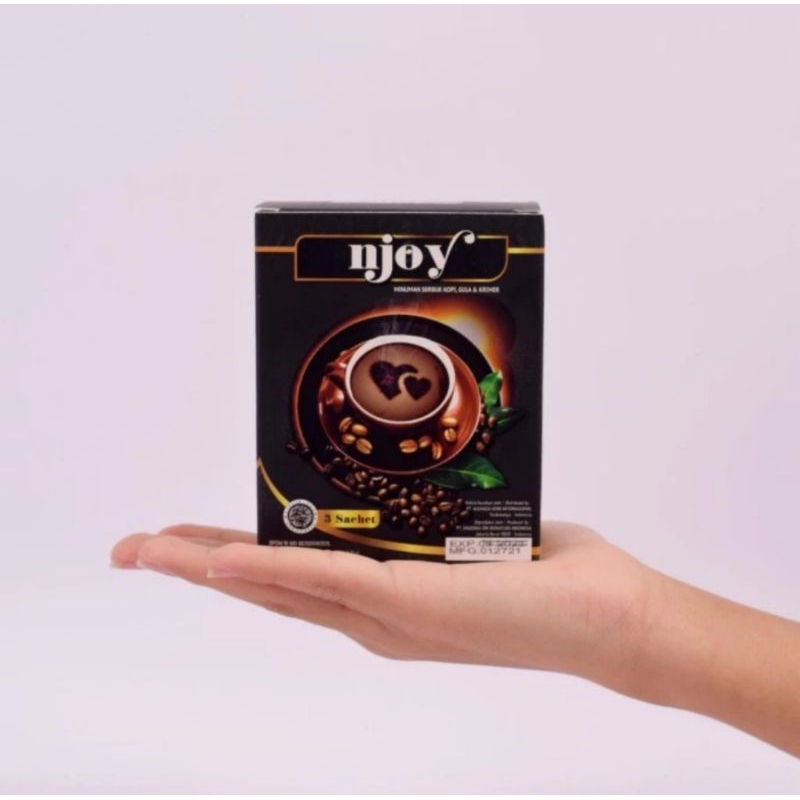 

Kopi Njoy 1 box isi 3 Sachet Kopi Pria Kuat Tahan Lama