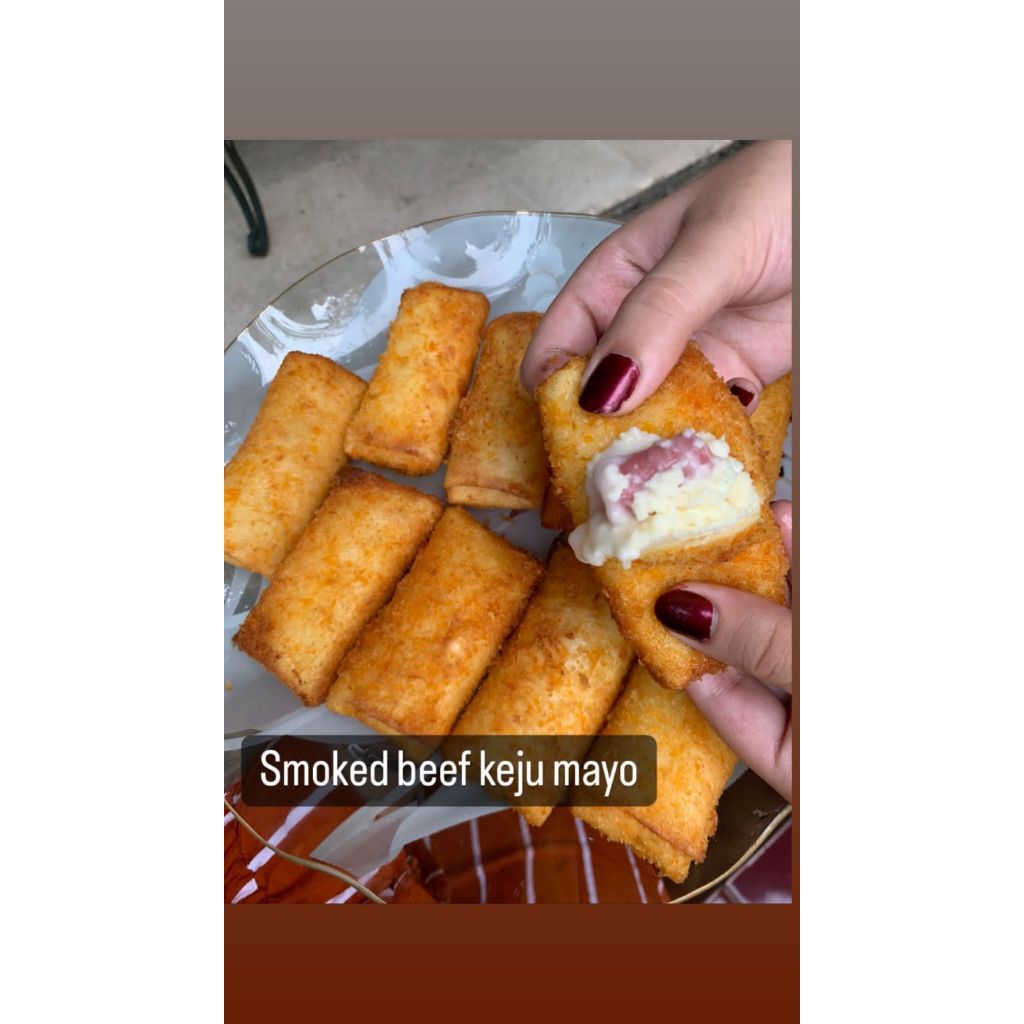 

Risol Smokebeef Premium frozen/ Risol Mayo/ Risol Smoke beef mayo keju frozen