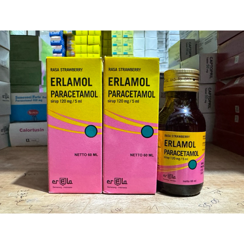 ERLAMOL SIRUP 60 ML - Paracetamol Sirup