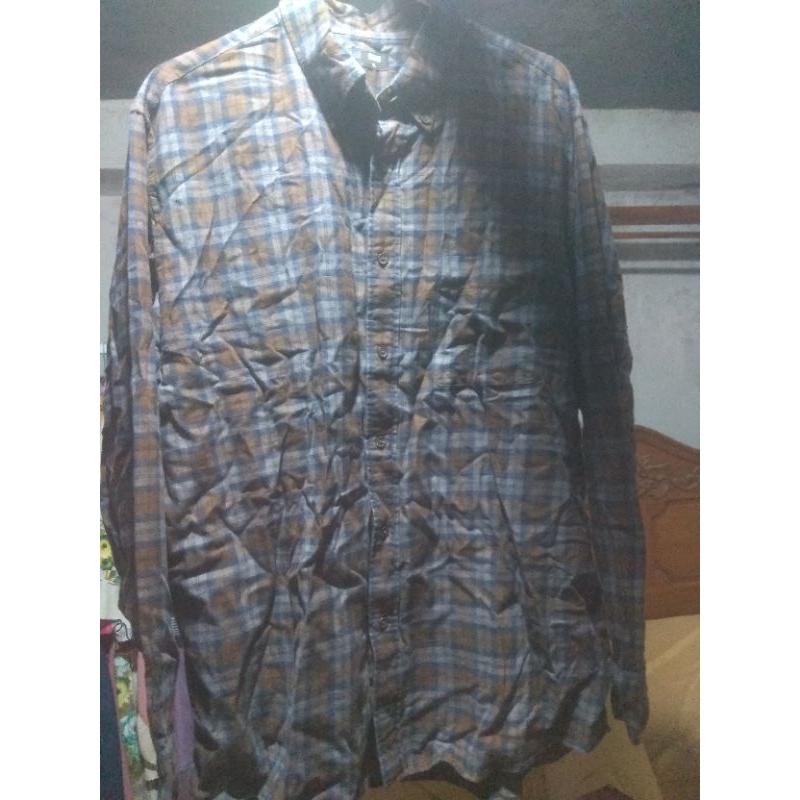 FLANNEL UNIQLO SECOND SIZE XL