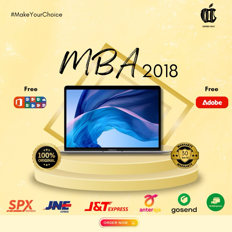 Macbook Air 13-inch i5 2018 Second Original