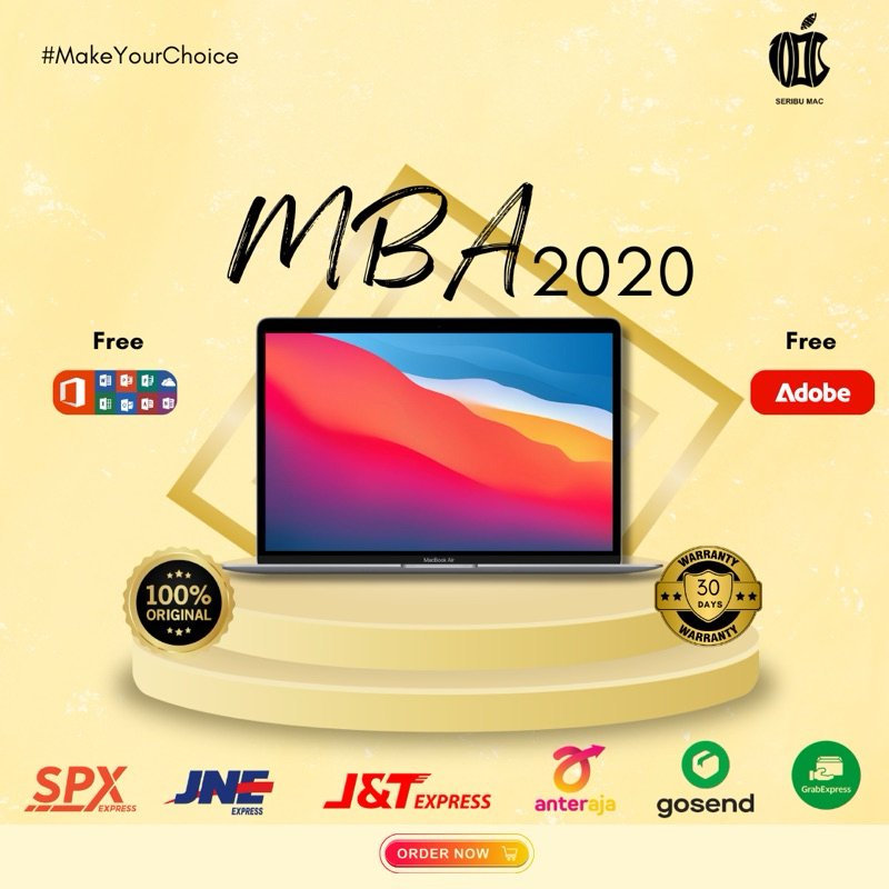 Macbook Air 13-inch 2020 Second Original