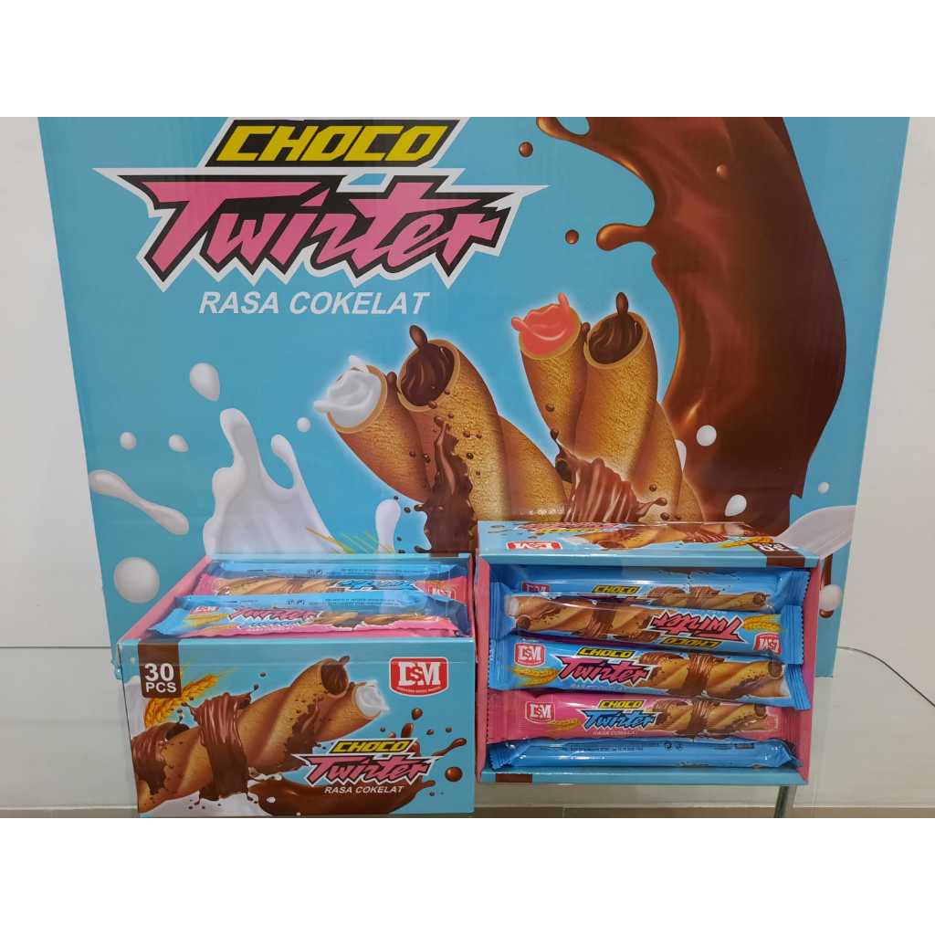 

Makanan DSM Choco Twizter Cokelat HALAL 30pcs 400gram