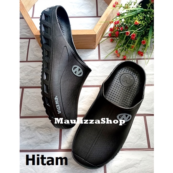 KODE V85R Sandal Slop Baim Bakpao Karet Pria APD Koki New Era Murah