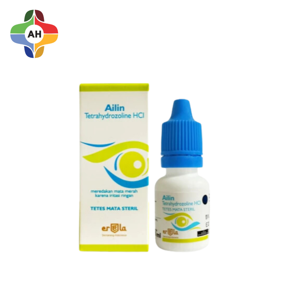 AILIN TETES MATA / Obat Iritasi Mata Ringan / Mata Merah / 1 Botol 10 ml / Apotek Hutama
