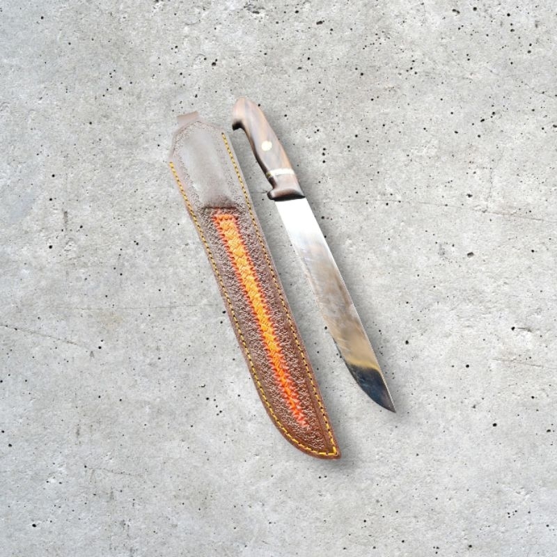 Pisau Sembelih Baja Modern D2 Polish miror