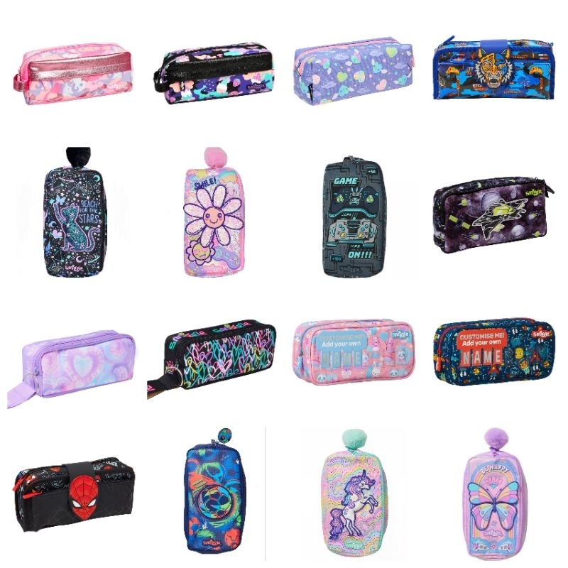 

(ORIGINAL STORE) Smiggle Character Pencil Case (Tempat Pensil Anak Smiggle)