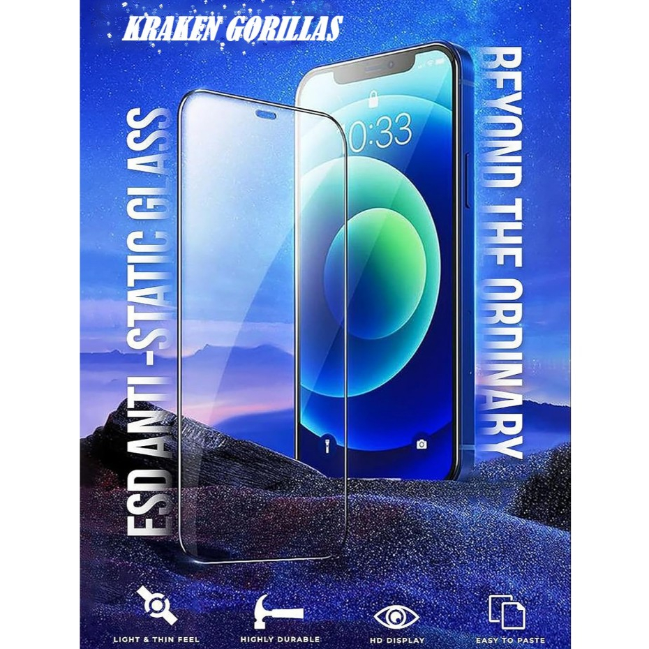 ESD BENING TEMPERED GLASS SAMSUNG A06 A16 A02 A02s A03 A03s core A04 A04s A04e A11 A12 A13 A21s A23 