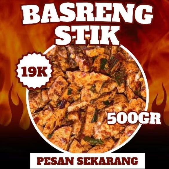 

basreng stik viral pedas daun jeruk gurih 500g