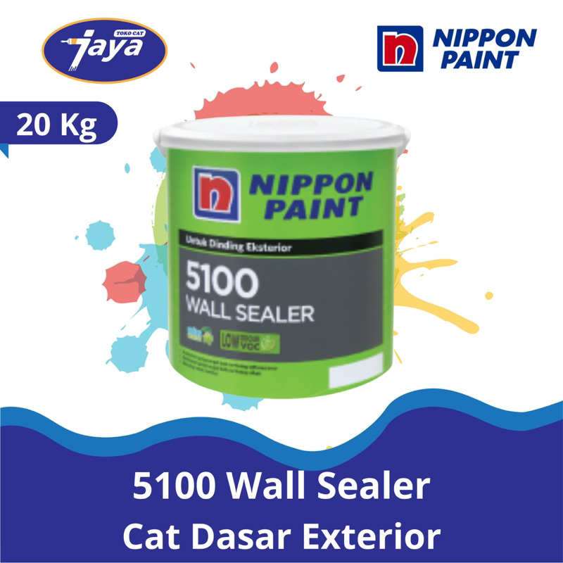 NIPPON PAINT WALL SEALER 5100 ORIGINAL 100% || Cat Dasar Nippon Paint 20Kg Alkali