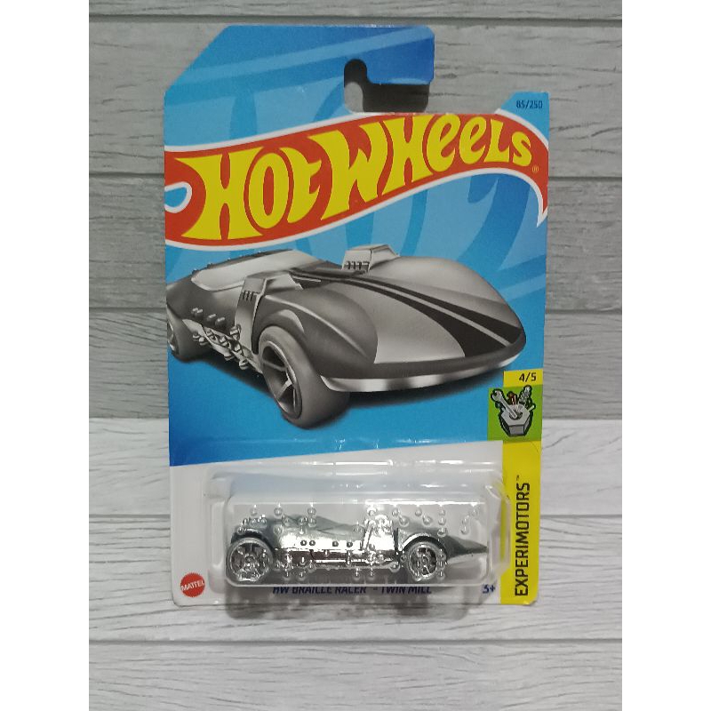 Hot Wheels Experimotors Diecast - HW Braille Racer - TWIN MILL