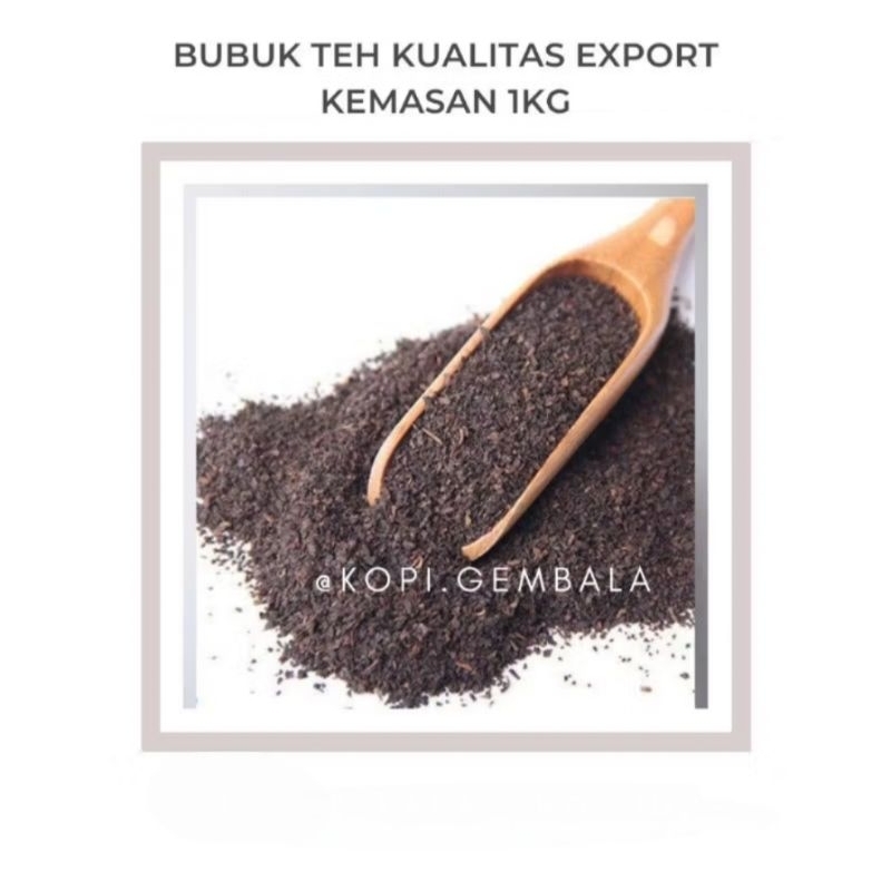 Bubuk Teh Hitam Kiloan / Bubuk Teh Tarik