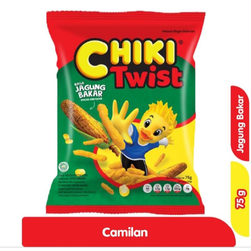 

Chiki twist jagung bakar jumbo 75grm