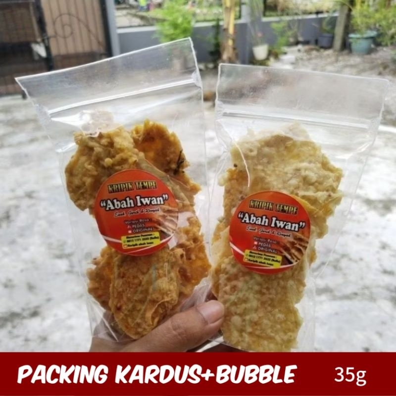 

KERIPIK TEMPE ABAH IWAN NGAWI ENAK GURIH RENYAH 35g