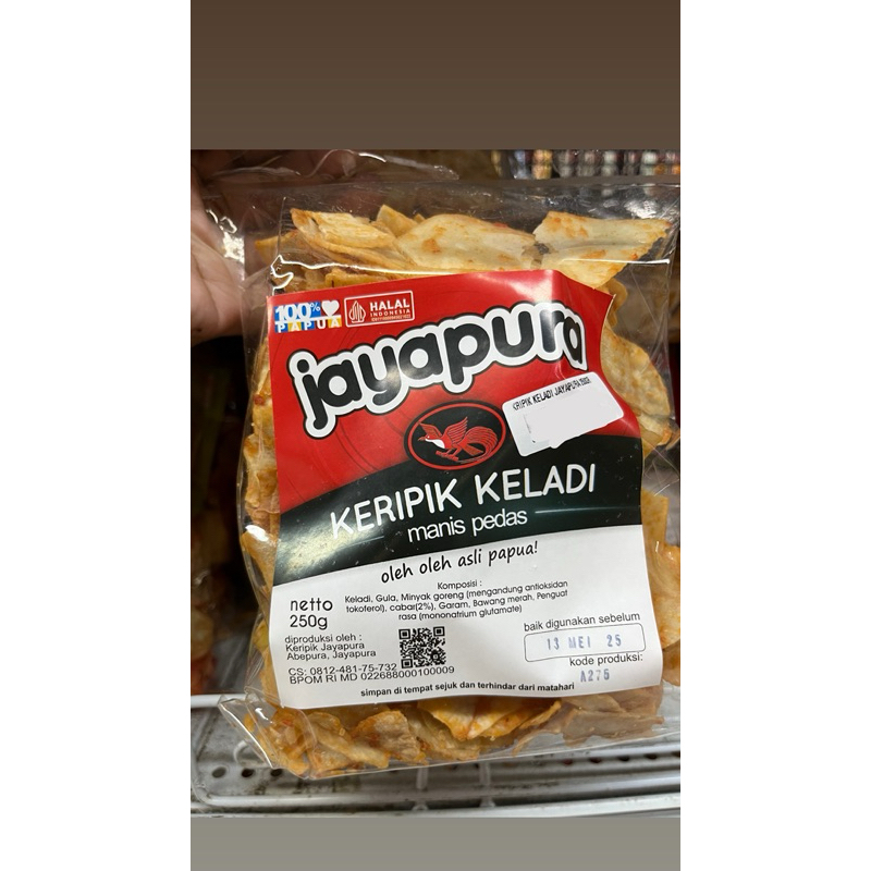 

keripik keladi oleh oleh jayapura