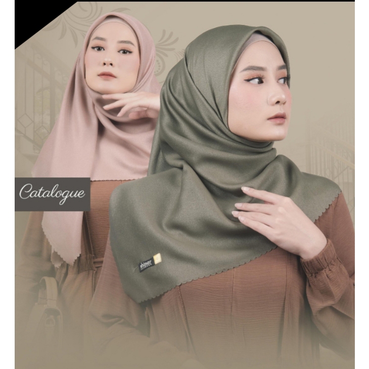 Hijab Segi Empat Sinar glamour Laser Cut || Jilbab Segi Empat || Azara