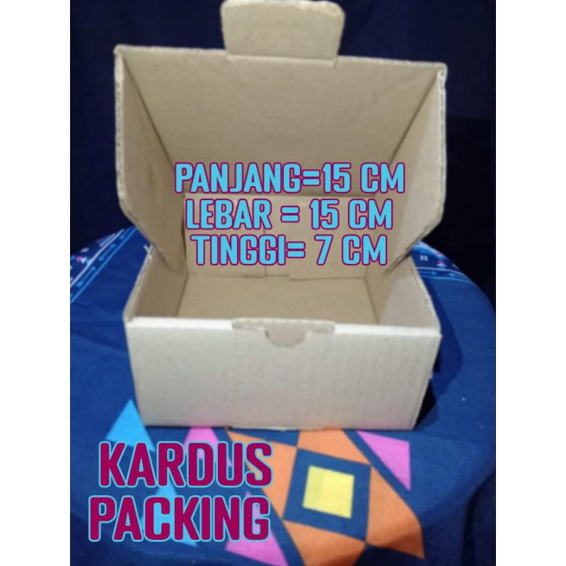 

kardus packing diecut 15x15x7 kardus besar kardus kecil.