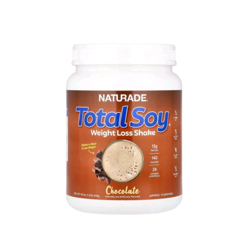 

Naturade Total Soy Weight Loss Shake Chocolate 1.2 lb (540 g)