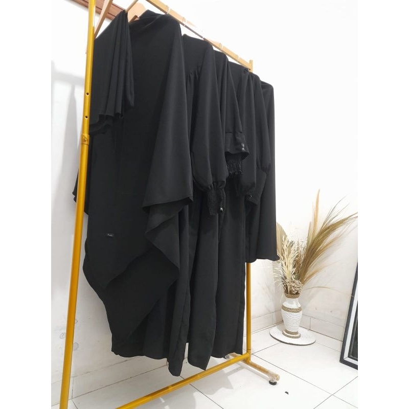 pesanan khusus abaya hitam gamis akhwat | pesanan abaya | pesanan gamis