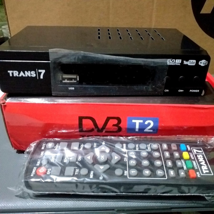 SET TOP BOX TV DIGITAL DVB-T2 TRANS7 EKSKLUSIF DAN LANGKA