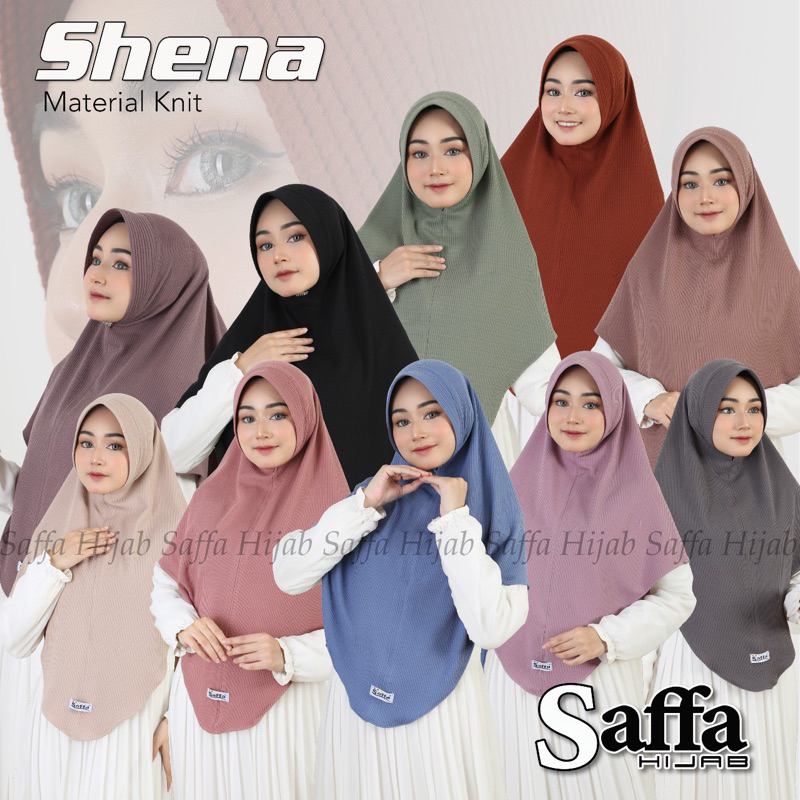 HIJAB BERGO INSTAN SHENA MATERIAL KNIT