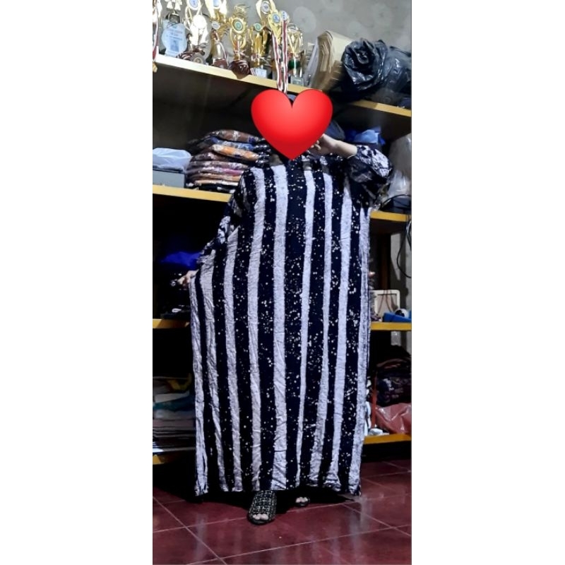 KAFTAN WANITA MOTIF BATIK CAP TWILL ORI ASLI PEKALONGAN