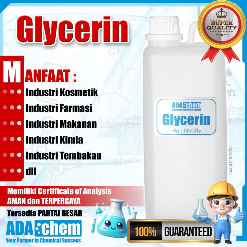 Glycerin Glycerin Glycerine 1 liter
